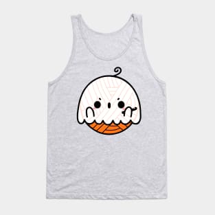 Spoopy Yarn Crochet Ghost Tank Top